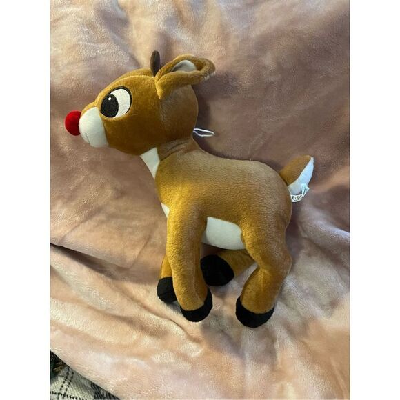 Rudolph the red nose reindeer 13” plush by toy factory - Picture 1 of 6